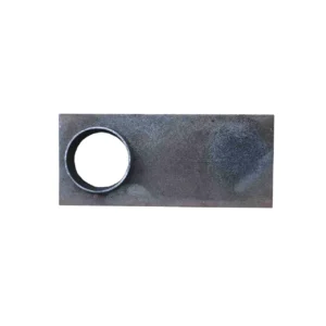 Plită din fontă cu gaură de evacuare ∅ 120 mm, 395x170 mm