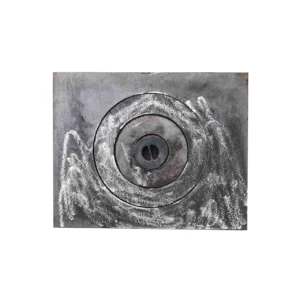 Plită din fontă cu un ochi 390x315 mm, 4 mm