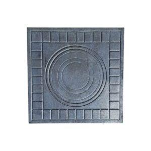 Plită din fontă cu ochi fals, 400x400mm, 15mm, 12 kg