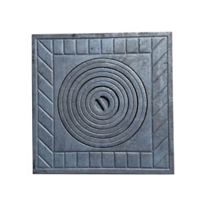 Plită din fontă cu un ochi 400x400mm, 15mm, 12kg