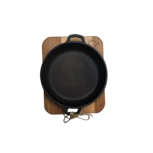 Tigaie fonta cu suport 20x4cm HoReCa cod produs T1011-01