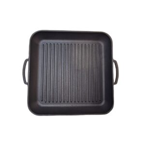 Tigaie grill din fontă cu 2 mânere 35x35x4cm | cod produs: T309