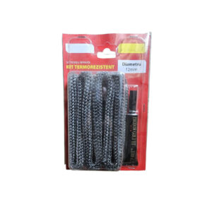 Kit termorezistent – șnur rotund + tub adeziv  Ø 12mm