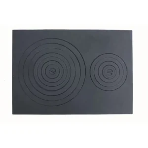 Plită din fontă cu 2 ochi cu inele 870x570x22mm