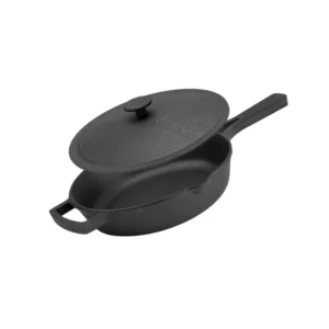 Tigaie fontă MONOLITH cu mânere metalice, adâncă capac fontă, cod produs M2660P-1