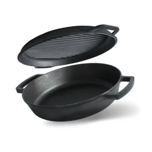 Tigaie fontă MONOLITH CU CAPAC TIGAIE GRIL 36X8 cm cod produs M3680U-3