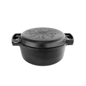 Cratiță fontă 6l cu capac tigaie cod produs P-6L-2