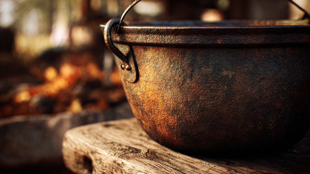 ceaun din aluminiu pentru gatit traditional
