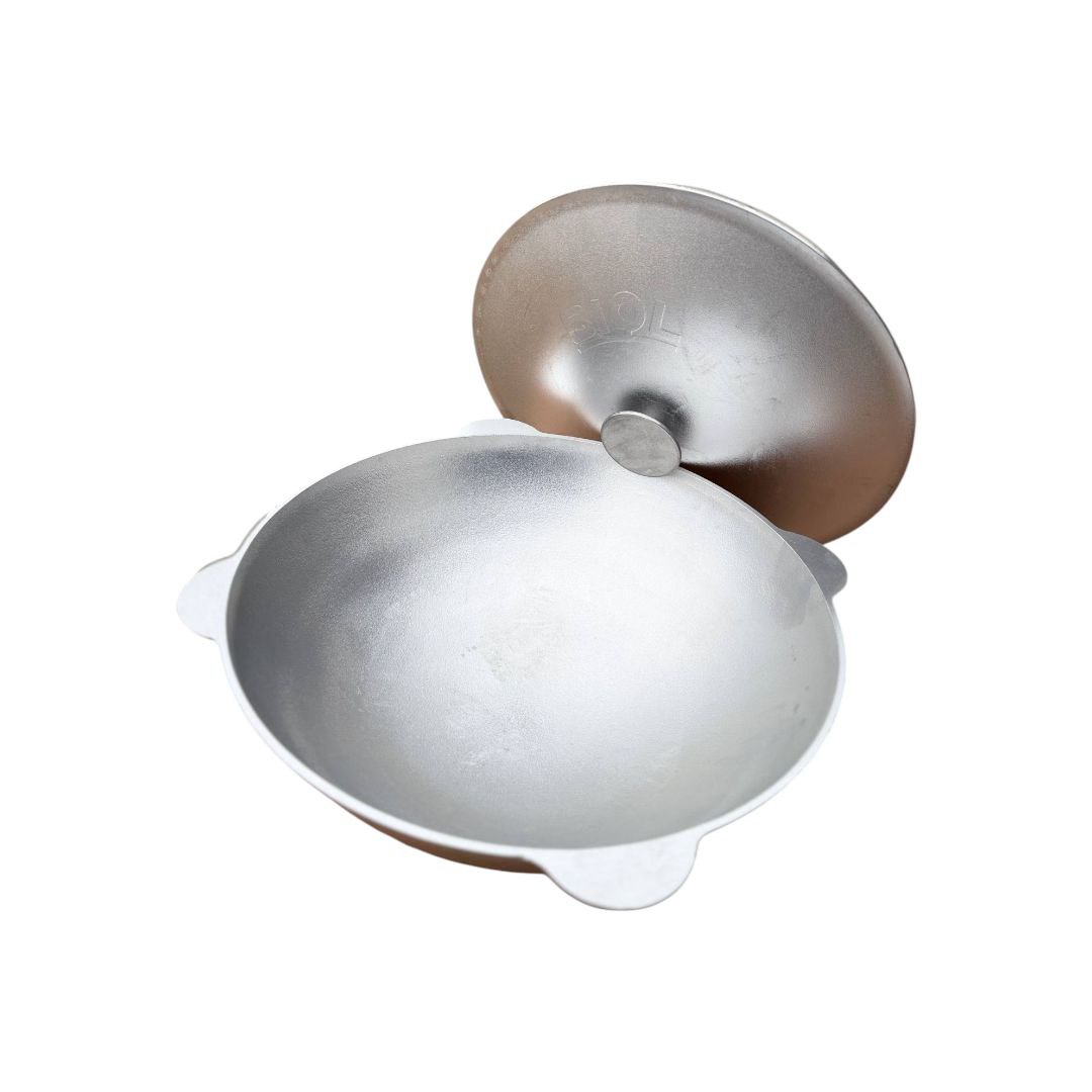 Ceaun din aluminiu WOK 12 litri, 41 cm - imagine 3