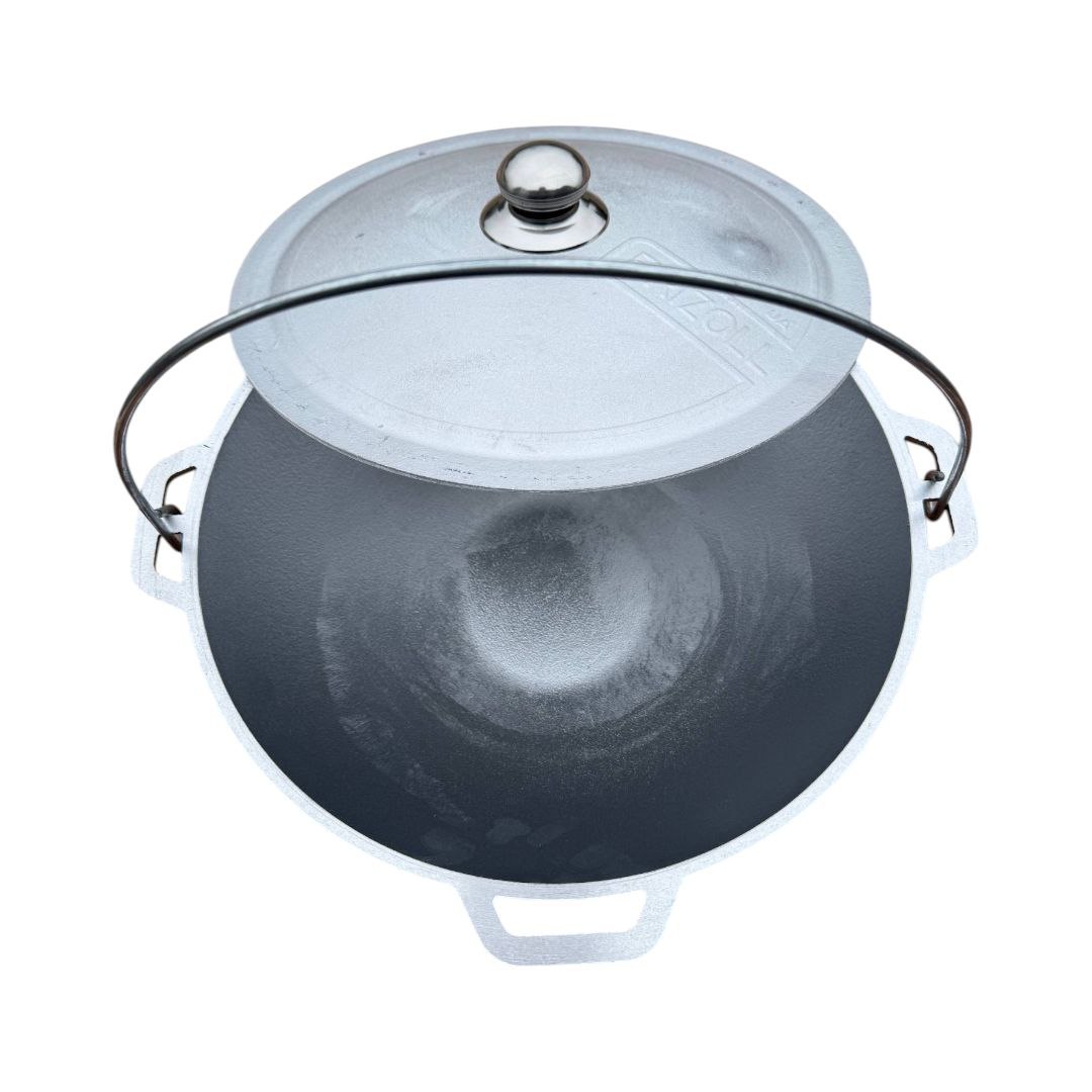 Ceaun din aluminiu WOK 4 litri - imagine 2