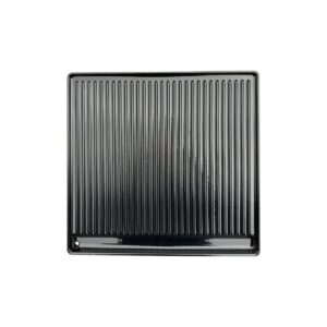 Placă grill din fontă emailată 422x402x55mm, 8,3 kg