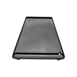 Placă netedă din fontă emailată 402x262x41mm, 3,9 kg