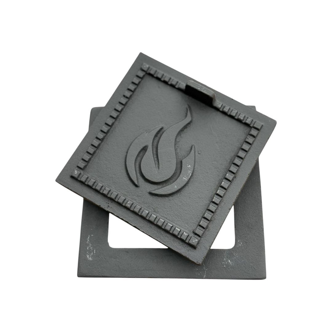 Ușă de vizitare din fontă 17x17cm - imagine 2