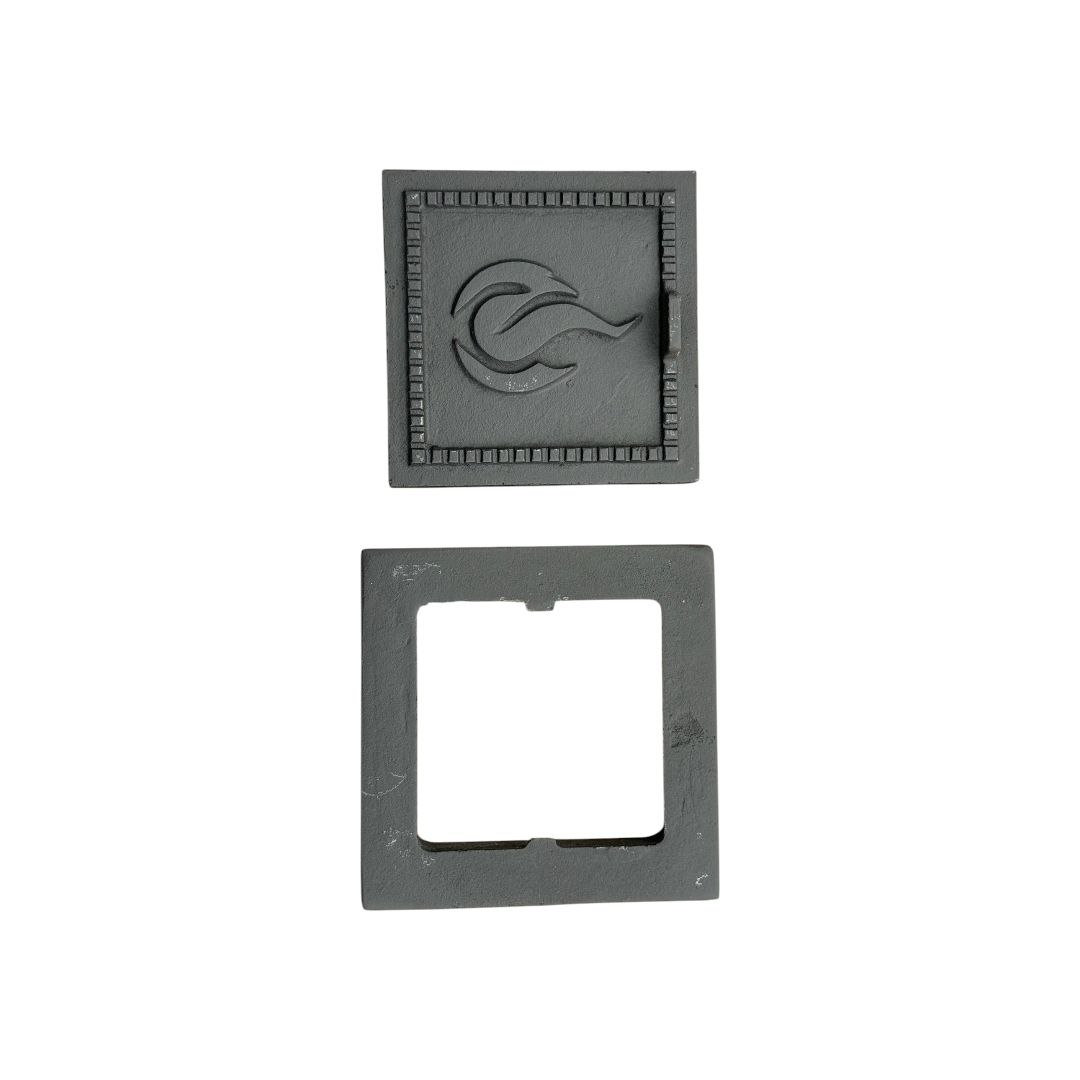 Ușă de vizitare din fontă 17x17cm - imagine 3