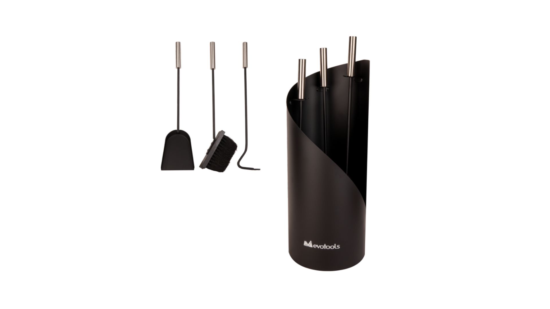 Set Ustensile pentru Semineu cu Suport 3 Piese