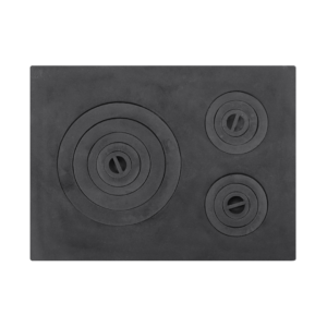 Plită din fontă cu 3 ochi pentru sobă țărănească 550x400 mm