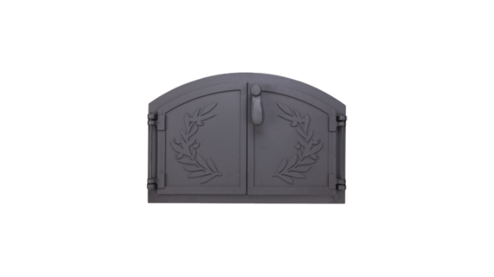 Ușă cuptor pizza din fontă Model Grecesc cu două deschideri 358×536 mm